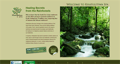 Desktop Screenshot of khatulistiwaspa.com